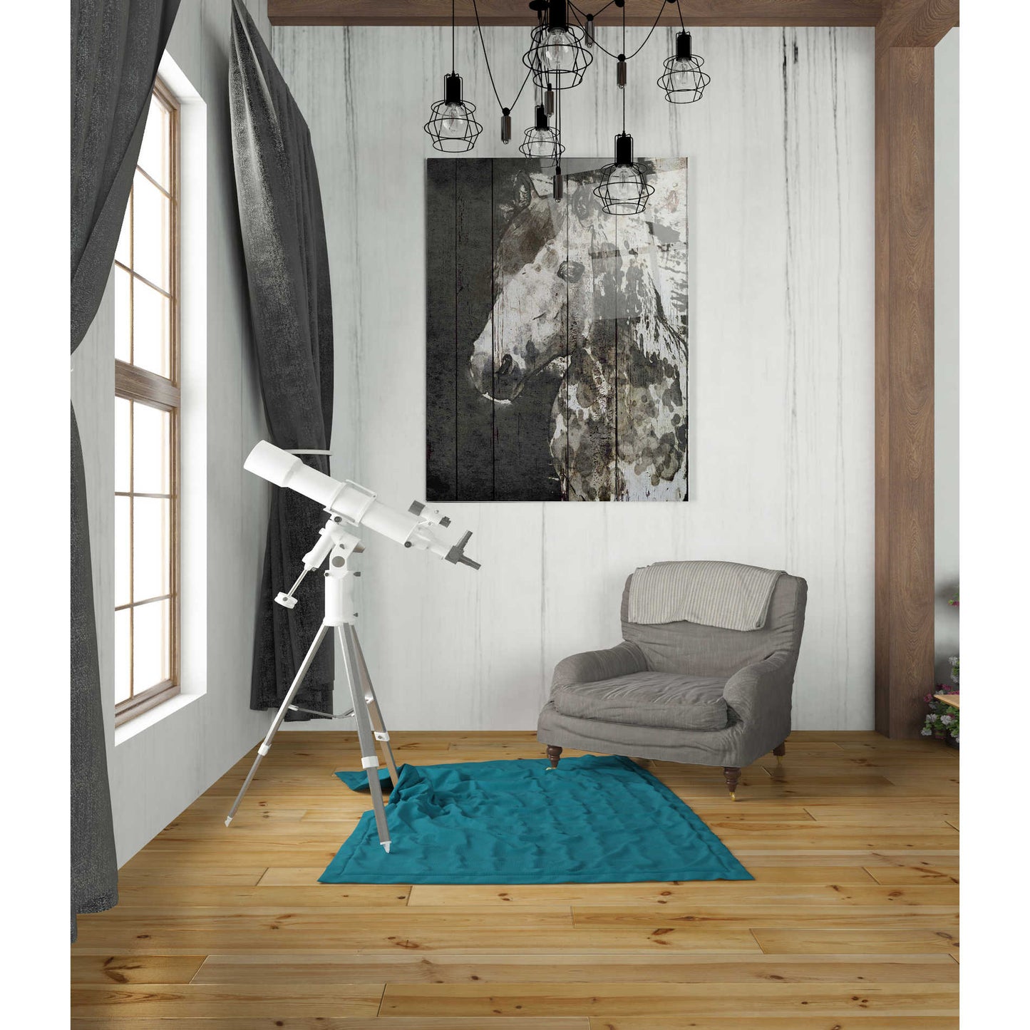 Epic Art 'SPIRIT EYE Horse' by Irena Orlov, Acrylic Glass Wall Art,24x36