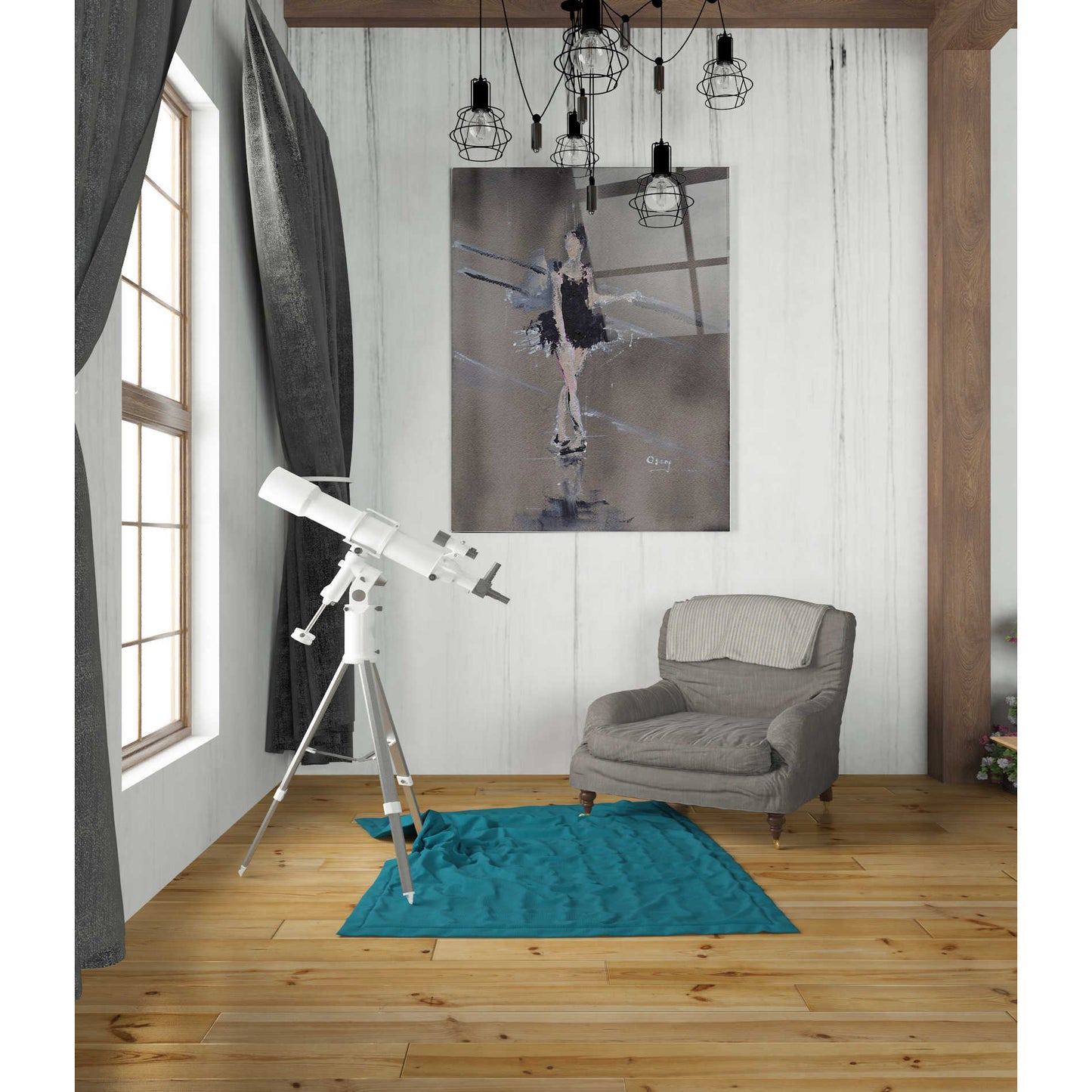 Epic Art 'At Rest' by Oscar Alvarez Pardo, Acrylic Glass Wall Art,24'x36