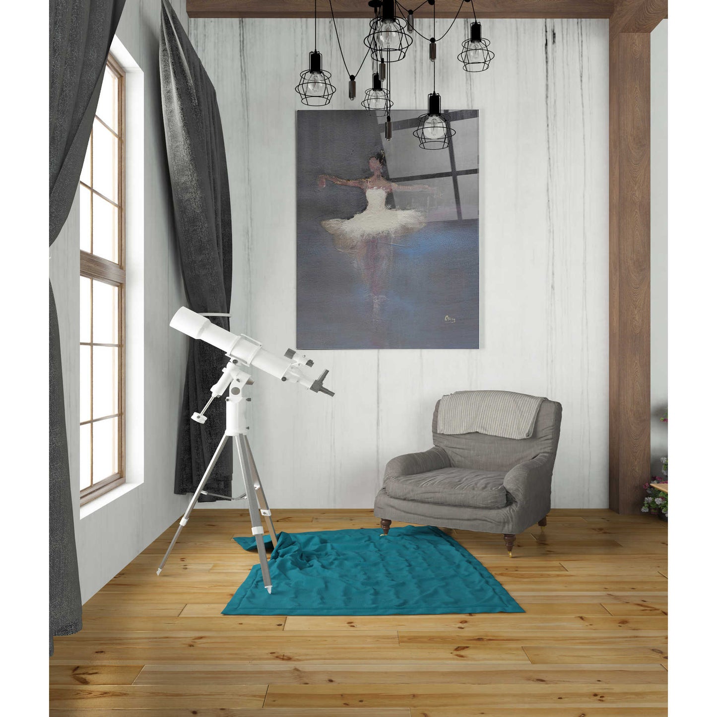 Epic Art 'Fleeting' by Oscar Alvarez Pardo, Acrylic Glass Wall Art,24'x36