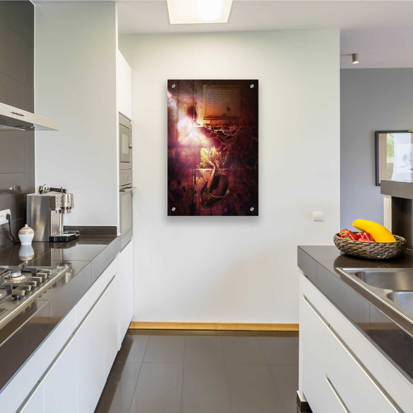 Epic Art 'Flowers' by Mario Sanchez Nevado, Acrylic Glass Wall Art,24x36