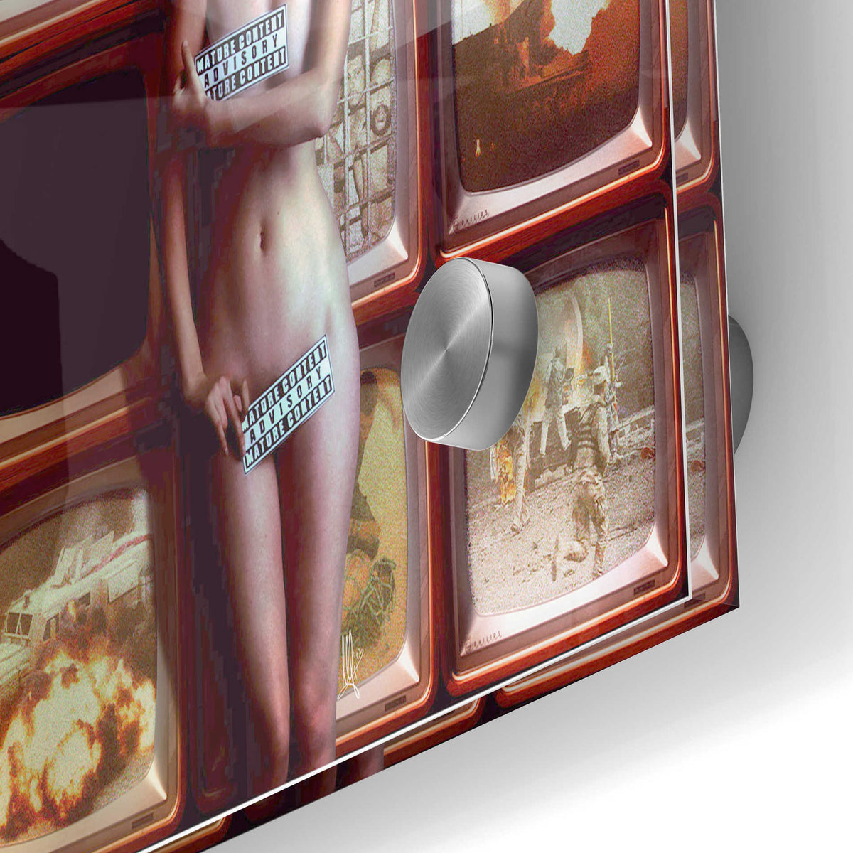 Epic Art 'Retransmission' by Mario Sanchez Nevado, Acrylic Glass Wall Art,24x36