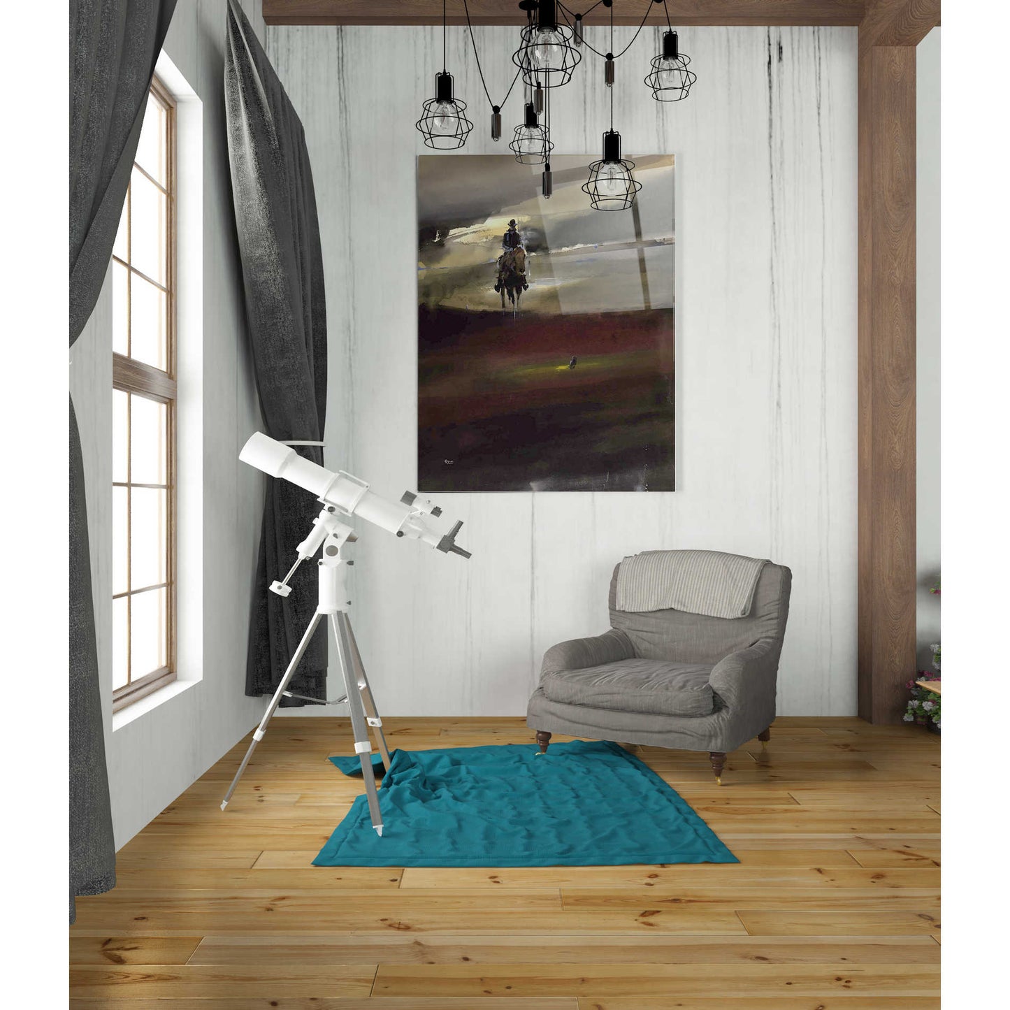 Epic Art 'Incoming Storm' by Oscar Alvarez Pardo, Acrylic Glass Wall Art,24x36