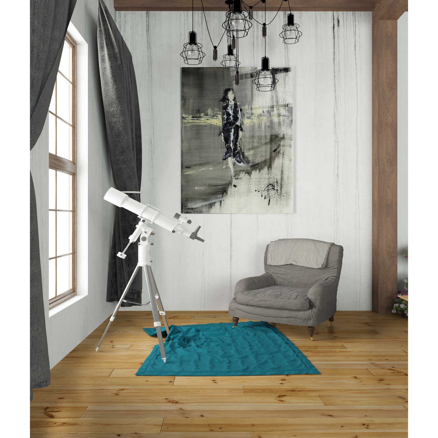 Epic Art 'Unexpessed' by Oscar Alvarez Pardo, Acrylic Glass Wall Art,24x36