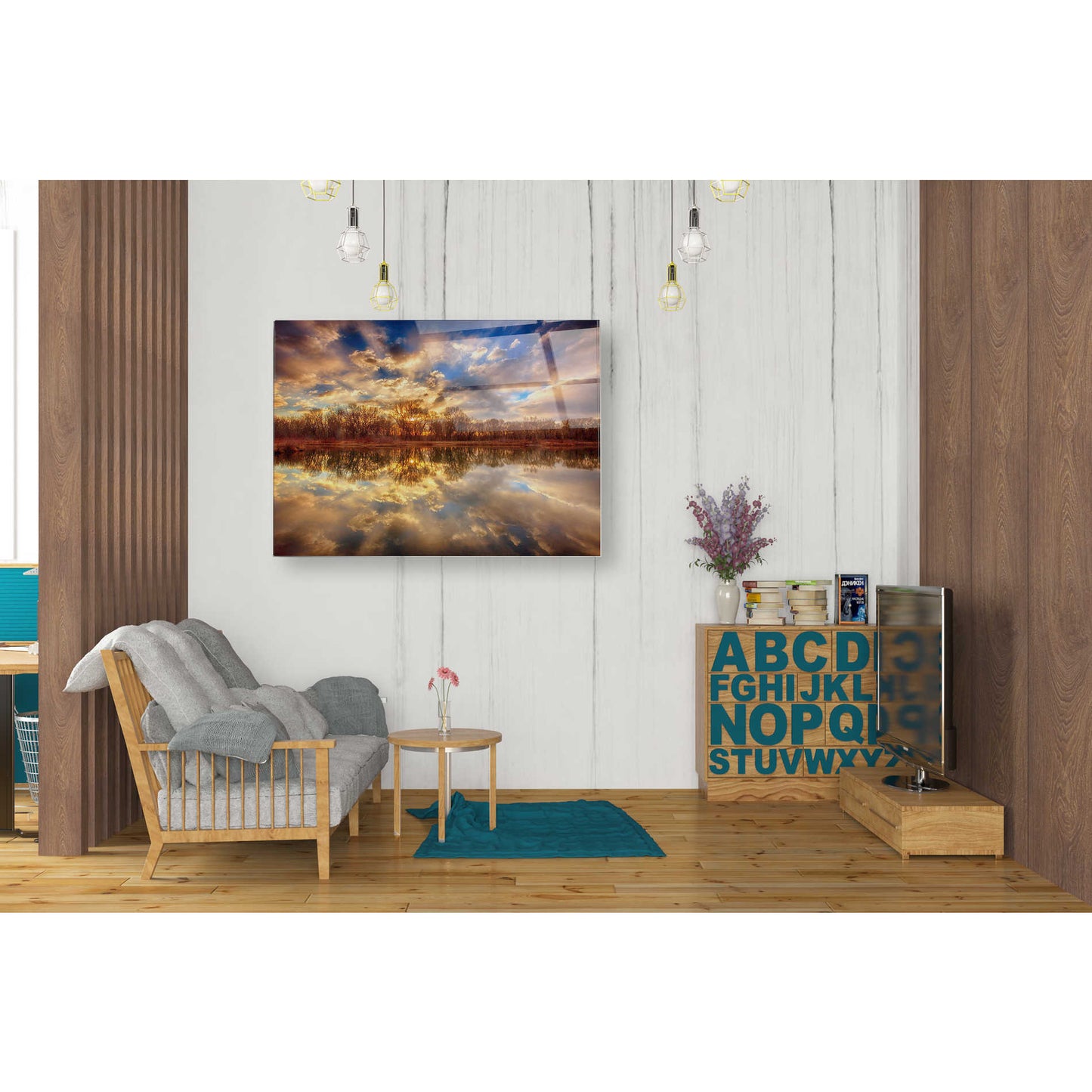 Epic Art "Chatfield Sunrise" by Darren White, Acrylic Glass Wall Art,24x36