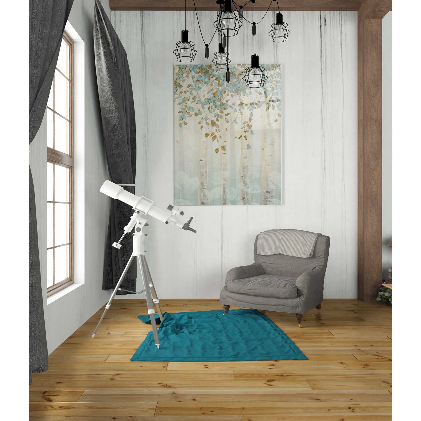 Epic Art 'Dream Forest II' by James Wiens, Acrylic Glass Wall Art,24x36