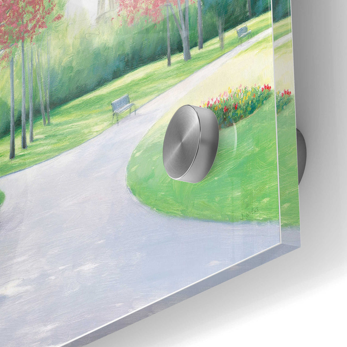 Epic Art 'Parisian Spring'by James Wiens, Acrylic Glass Wall Art,24x36