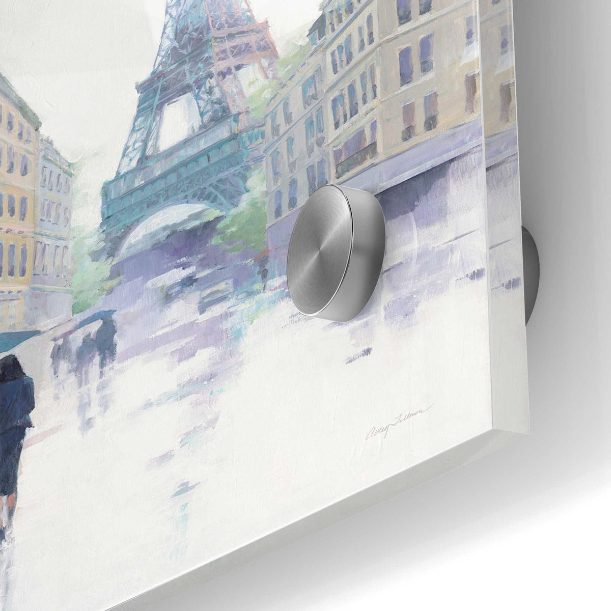 Epic Art 'Walking in the Rain' by Avery Tillmon, Acrylic Glass Wall Art,24x36