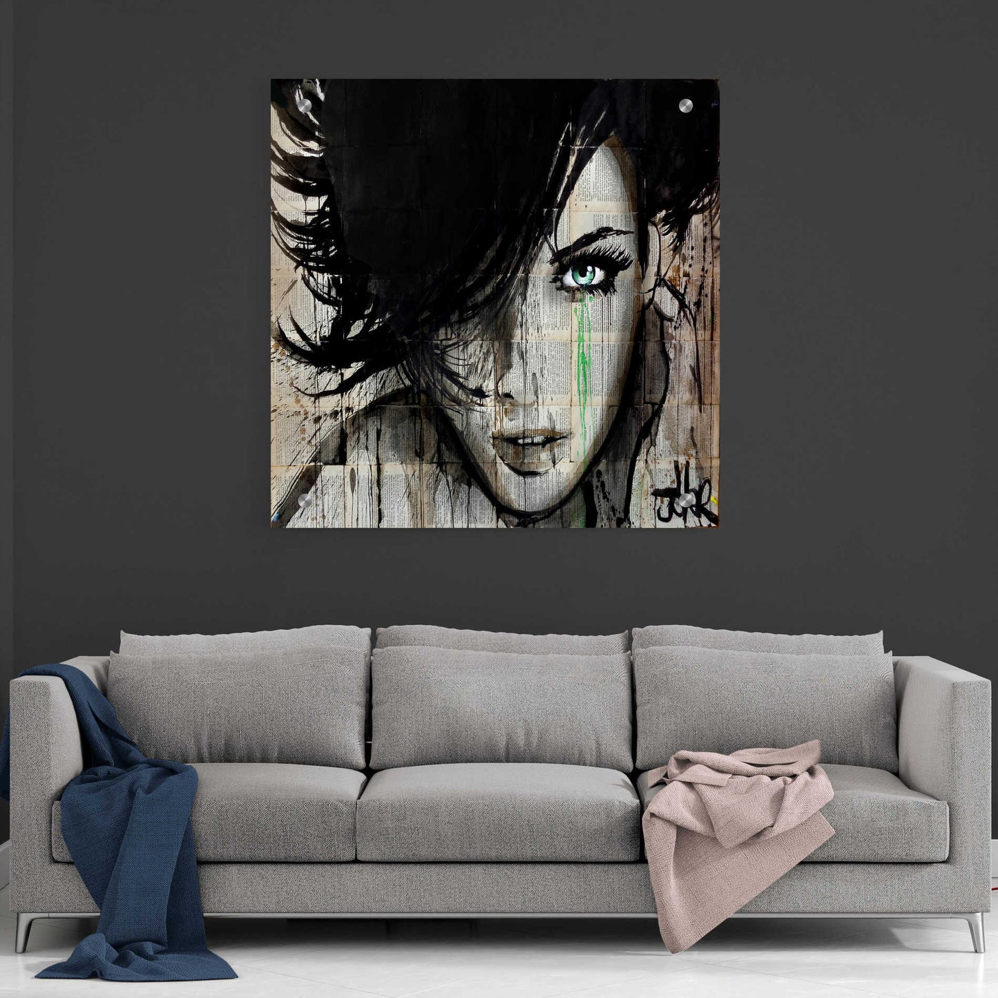 Epic Art 'Things Happen' by Loui Jover, Acrylic Glass Wall Art,36x36