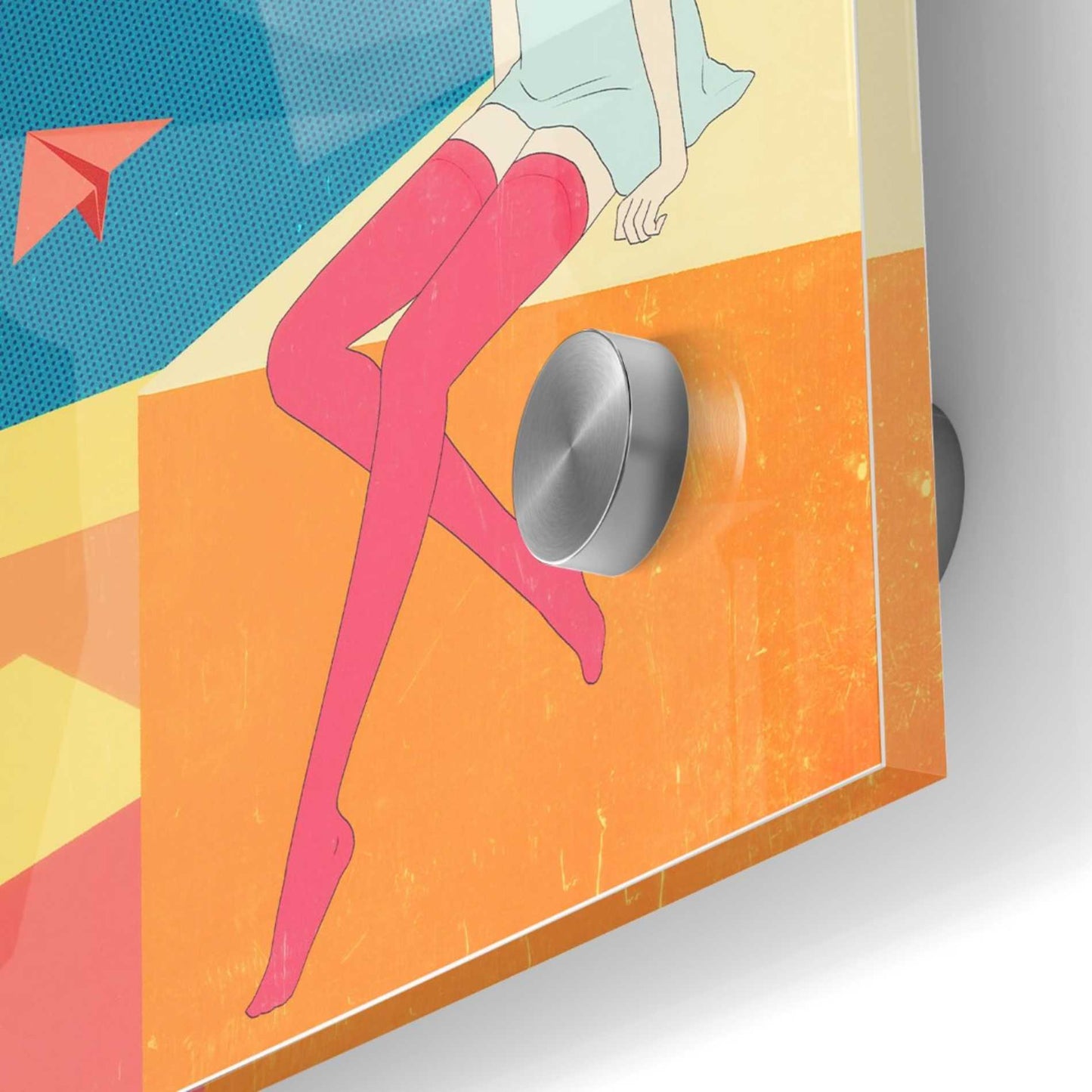 Epic Art 'Paper Airplanes' by Sai Tamiya, Acrylic Glass Wall Art,36x36