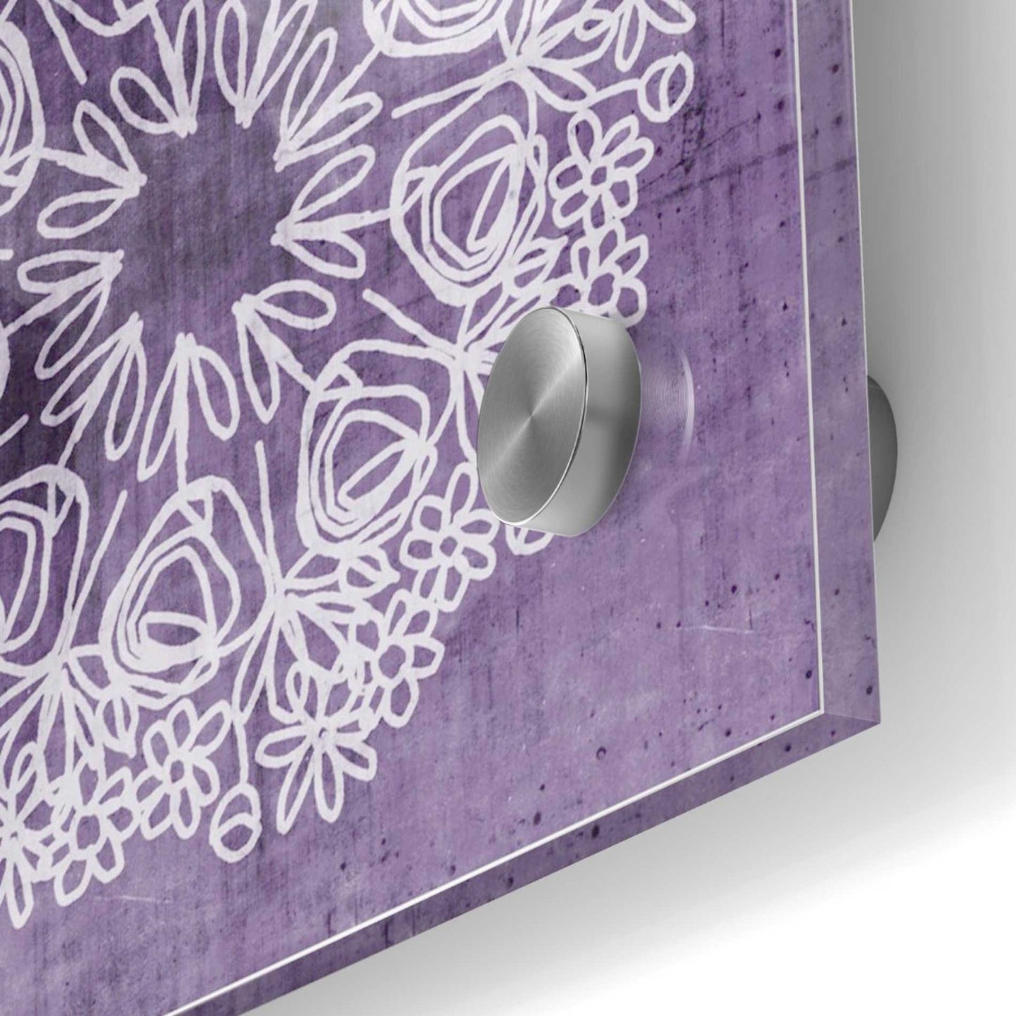 Epic Art 'Boho Glow Mandala II' by Linda Woods, Acrylic Glass Wall Art,36x36