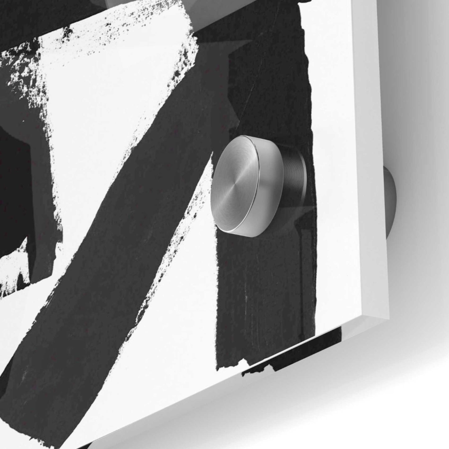 Epic Art 'Brushstrokes IV' by Linda Woods, Acrylic Glass Wall Art,36x36