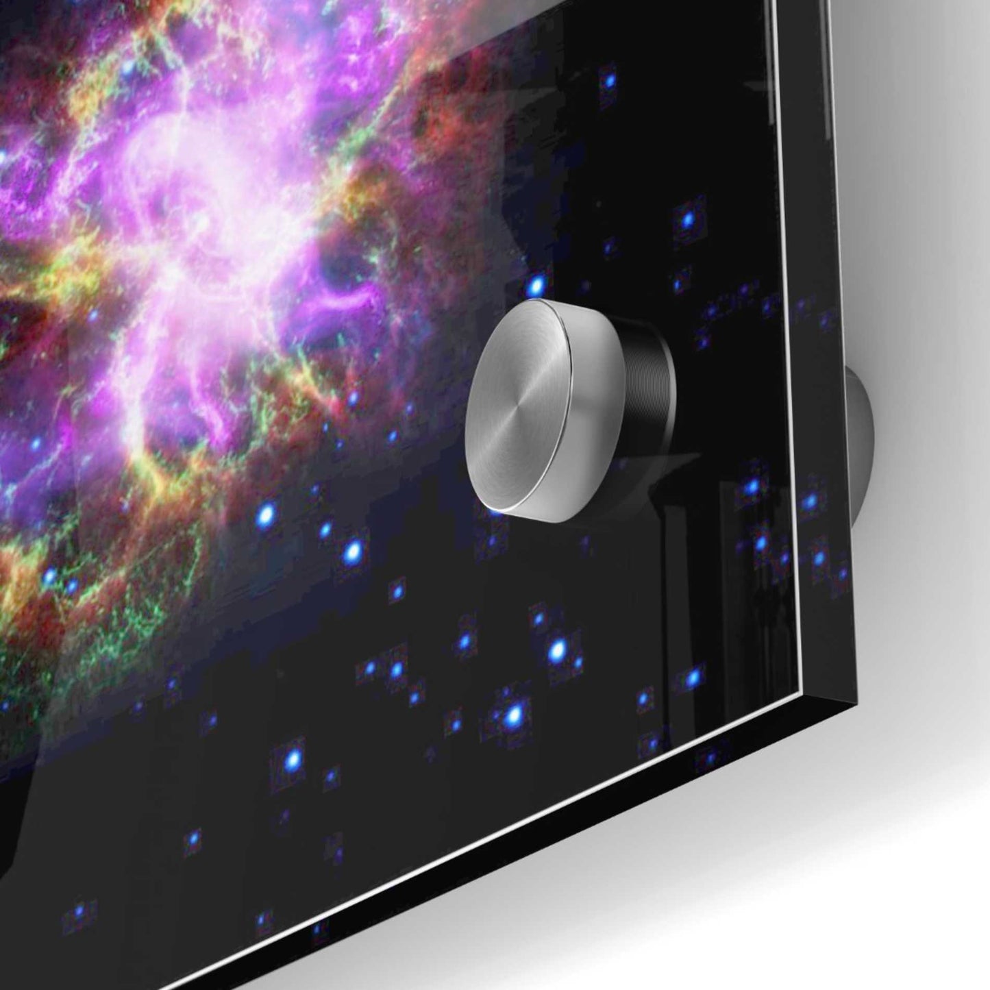 Epic Art "Crab Nebula Multi-Wavelengths" Hubble Space Telescope Acrylic Glass Wall Art,36x36