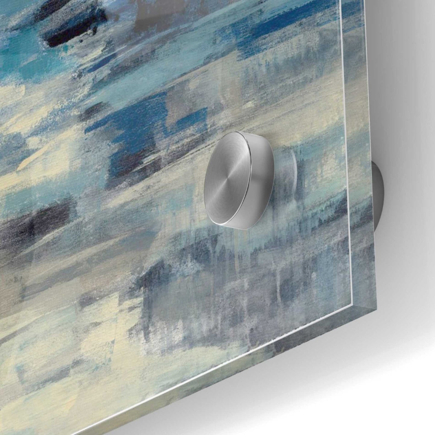 Epic Art 'Indigo Wave' by Silvia Vassileva, Acrylic Glass Wall Art,36x36