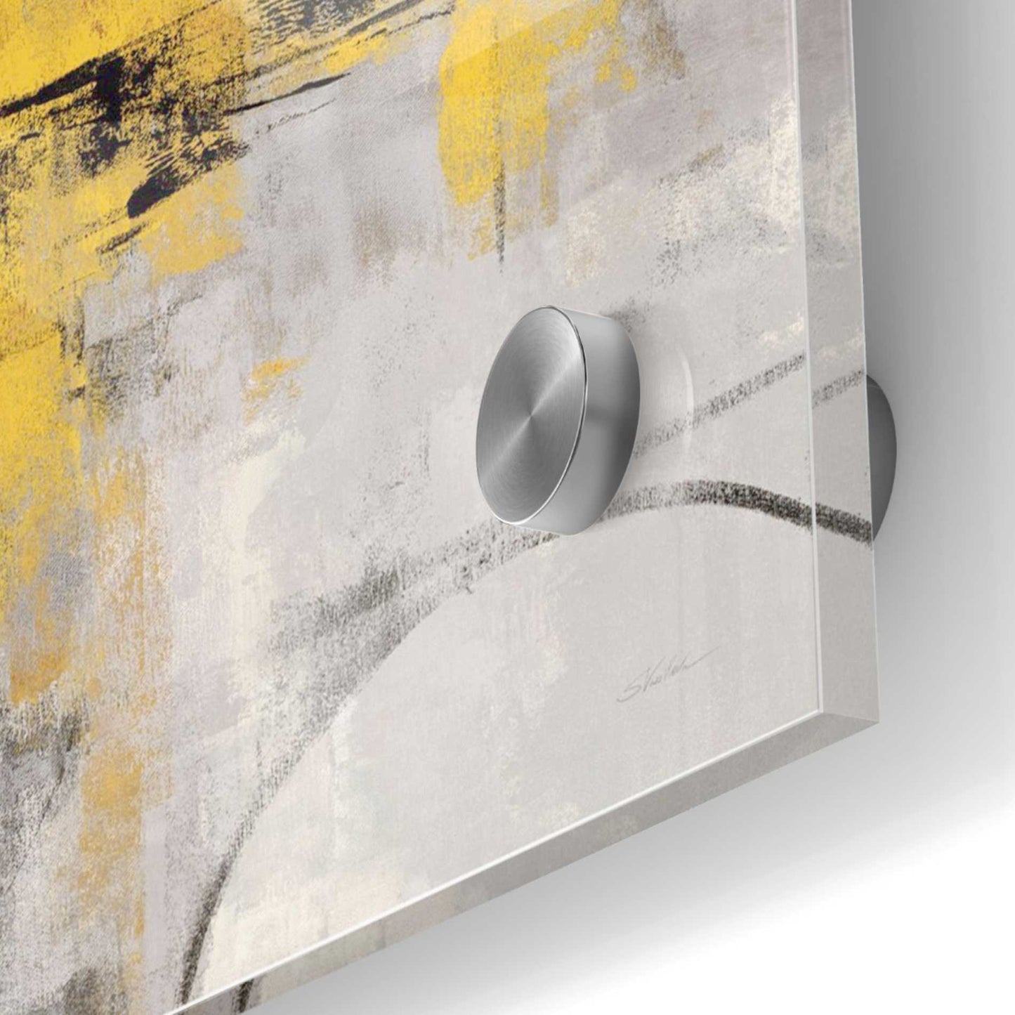 Epic Art 'Stone Gardens II Yellow' by Silvia Vassileva, Acrylic Glass Wall Art,36x36