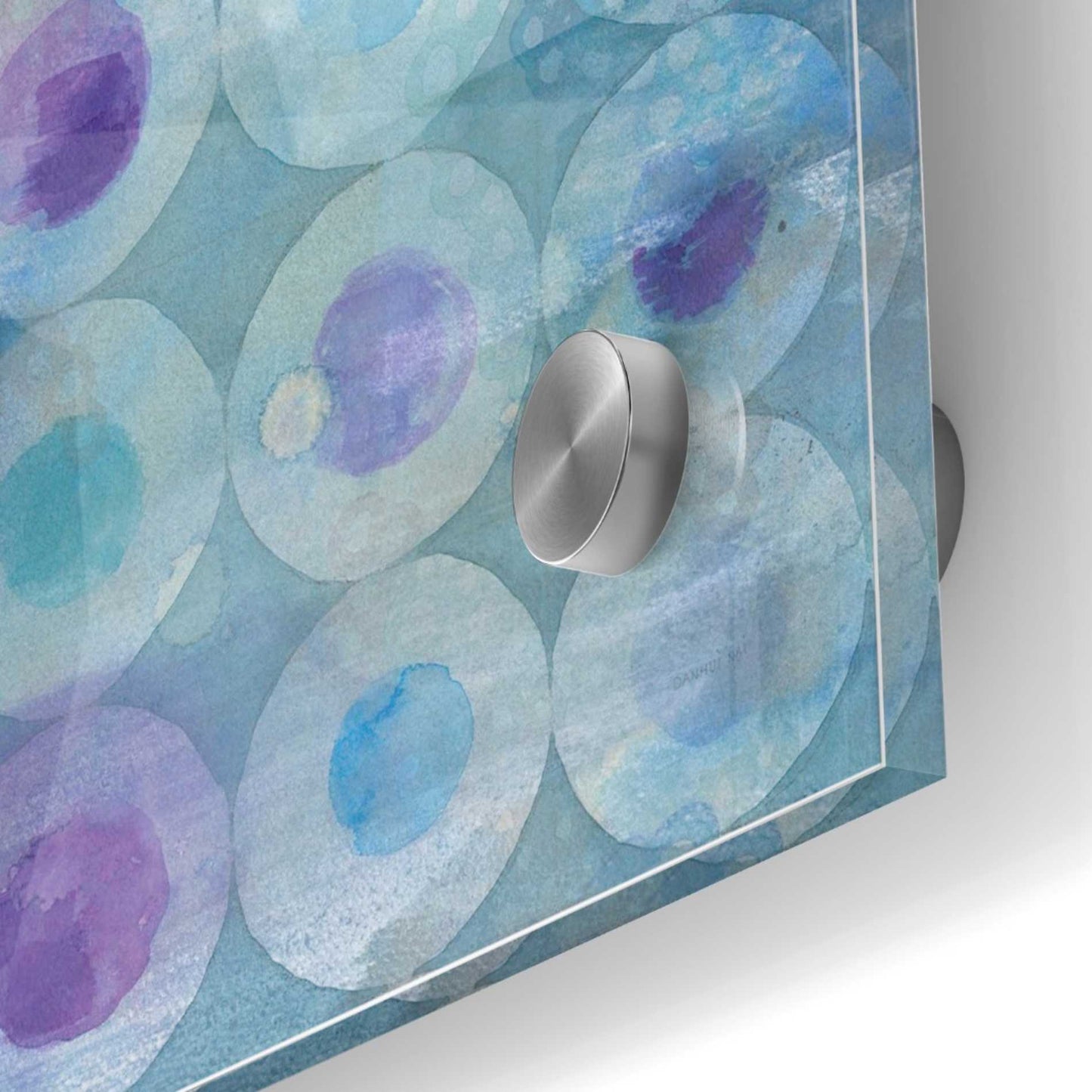 Epic Art 'Touching Circles II' by Danhui Nai, Acrylic Glass Wall Art,36x36