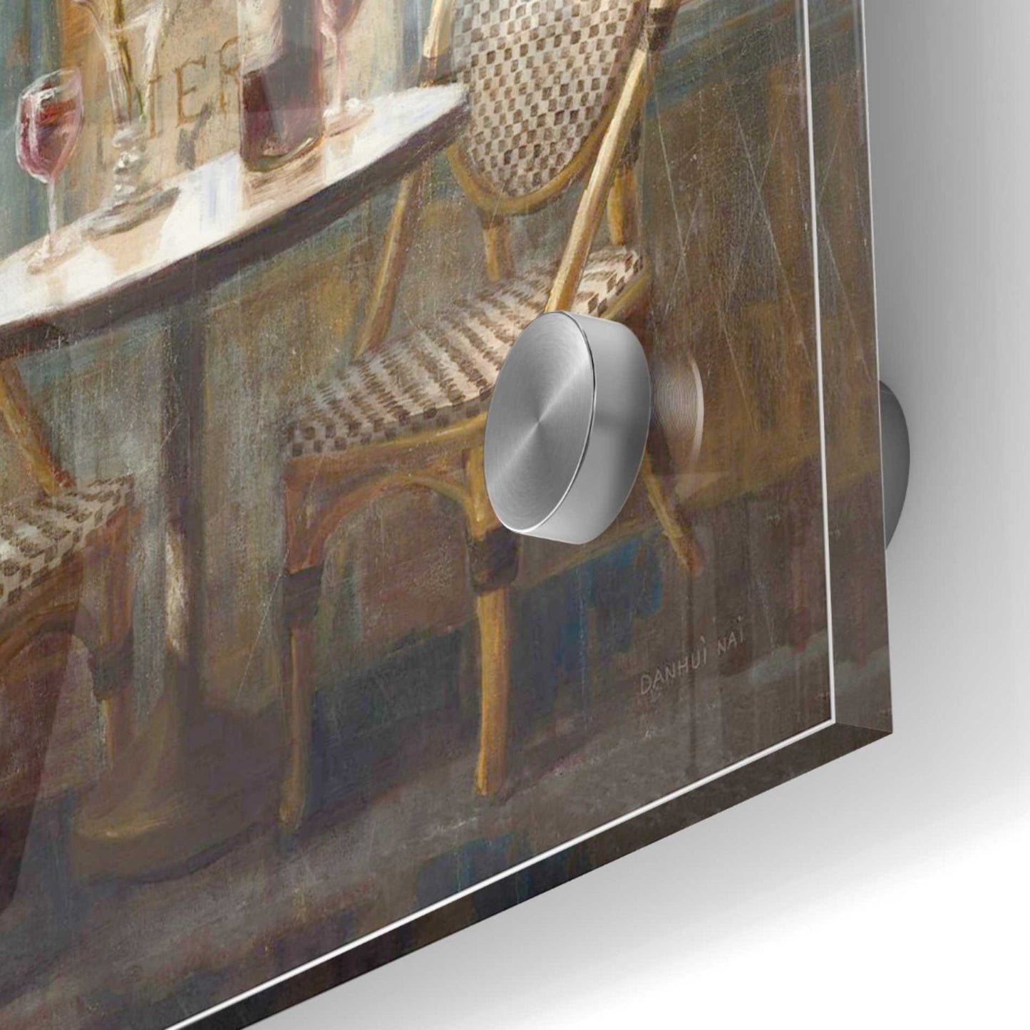Epic Art 'Meet Me at Le Cafe I' by Danhui Nai, Acrylic Glass Wall Art,36x36