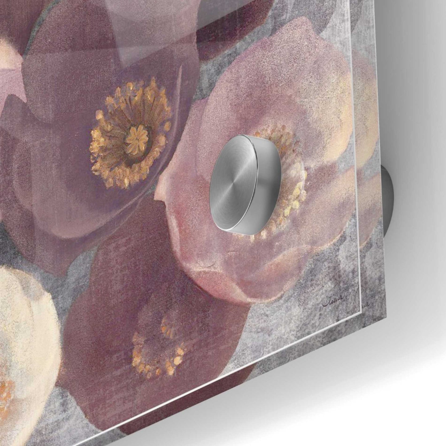 Epic Art 'Eventide Plum' by Albena Hristova, Acrylic Glass Wall Art,36x36