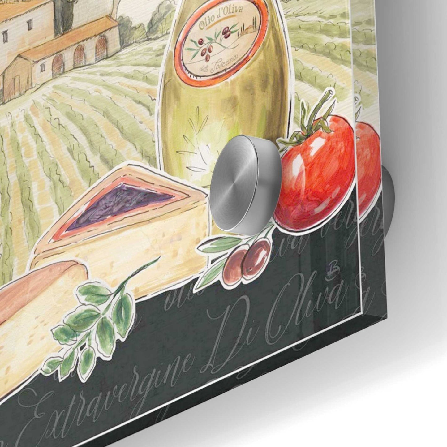 Epic Art 'Tuscan Flavor III' by Daphne Brissonet, Acrylic Glass Wall Art,36x36