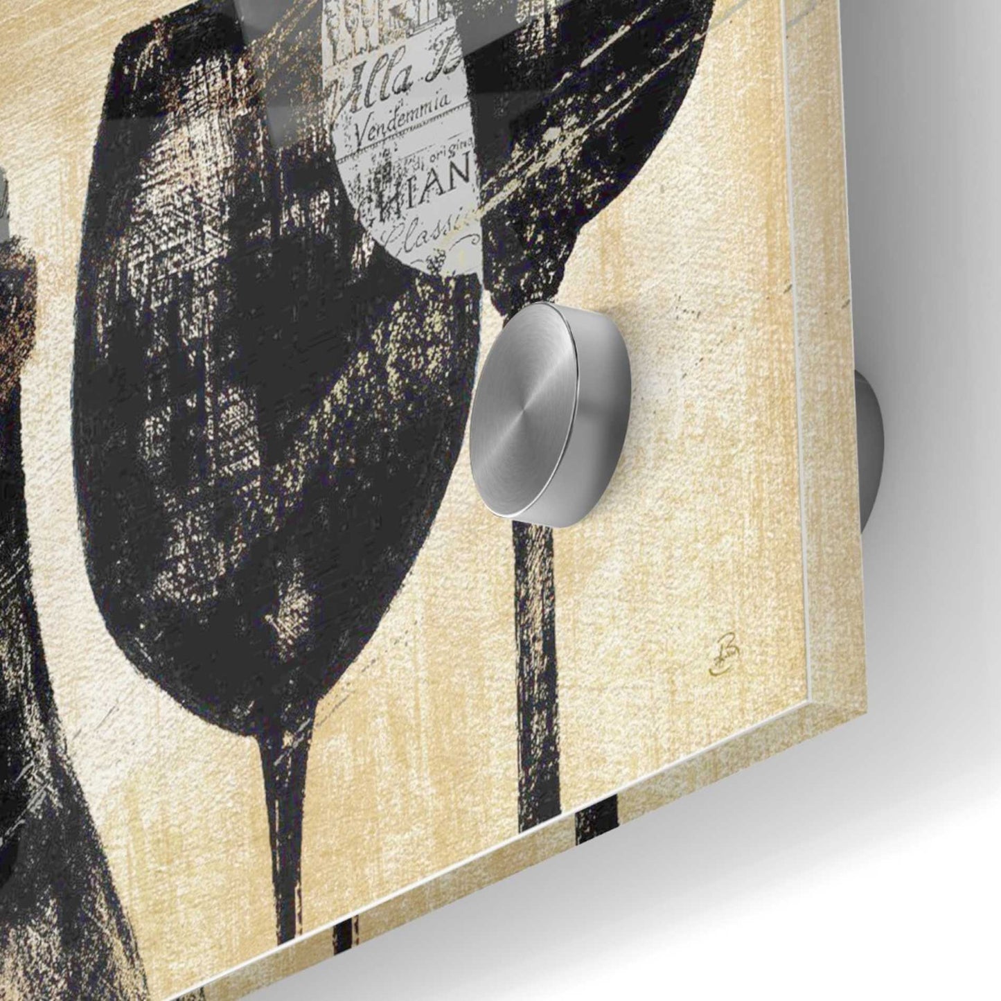 Epic Art 'Wine Selection II' by Daphne Brissonet, Acrylic Glass Wall Art,36x36