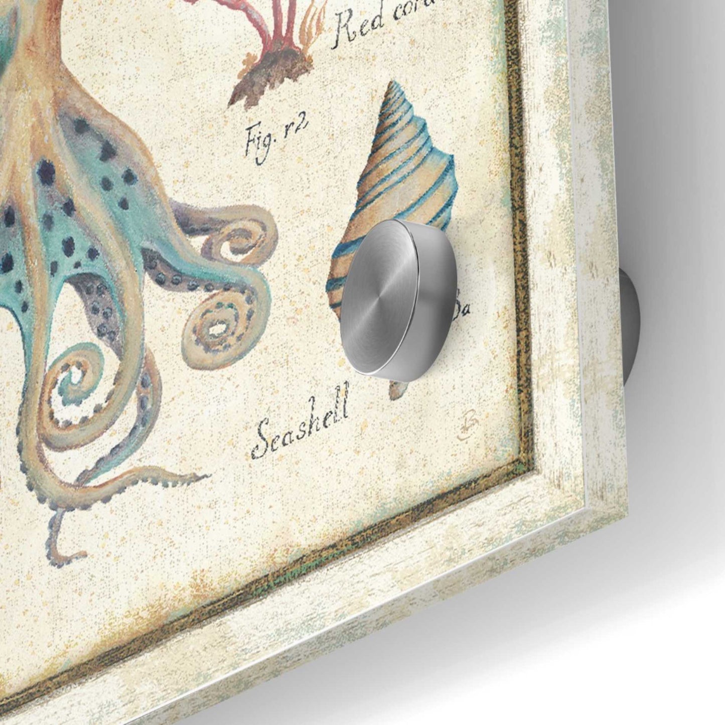 Epic Art 'Oceanography I' by Daphne Brissonet, Acrylic Glass Wall Art,36x36