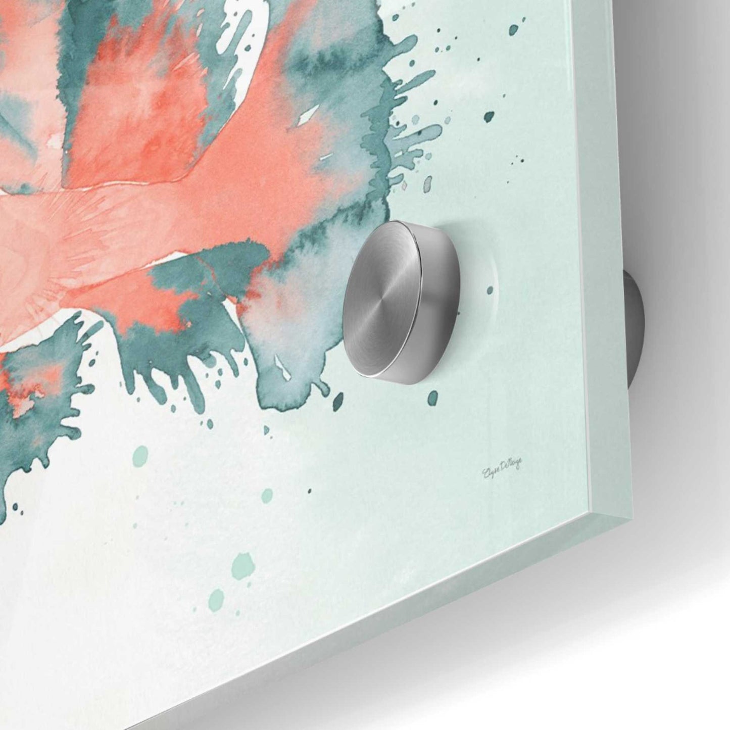 Epic Art 'Splash VI' by Elyse DeNeige, Acrylic Glass Wall Art,36x36