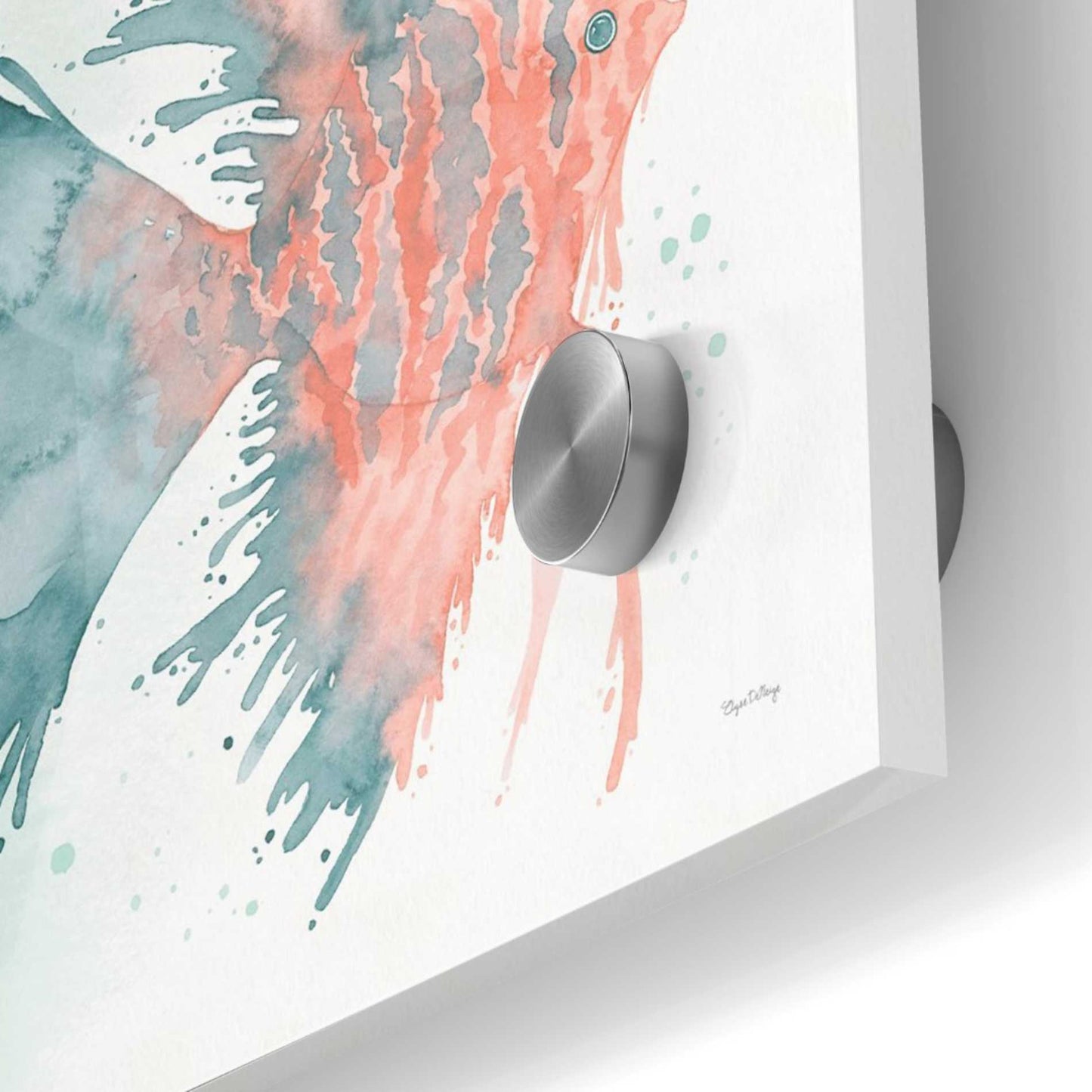 Epic Art 'Splash V' by Elyse DeNeige, Acrylic Glass Wall Art,36x36