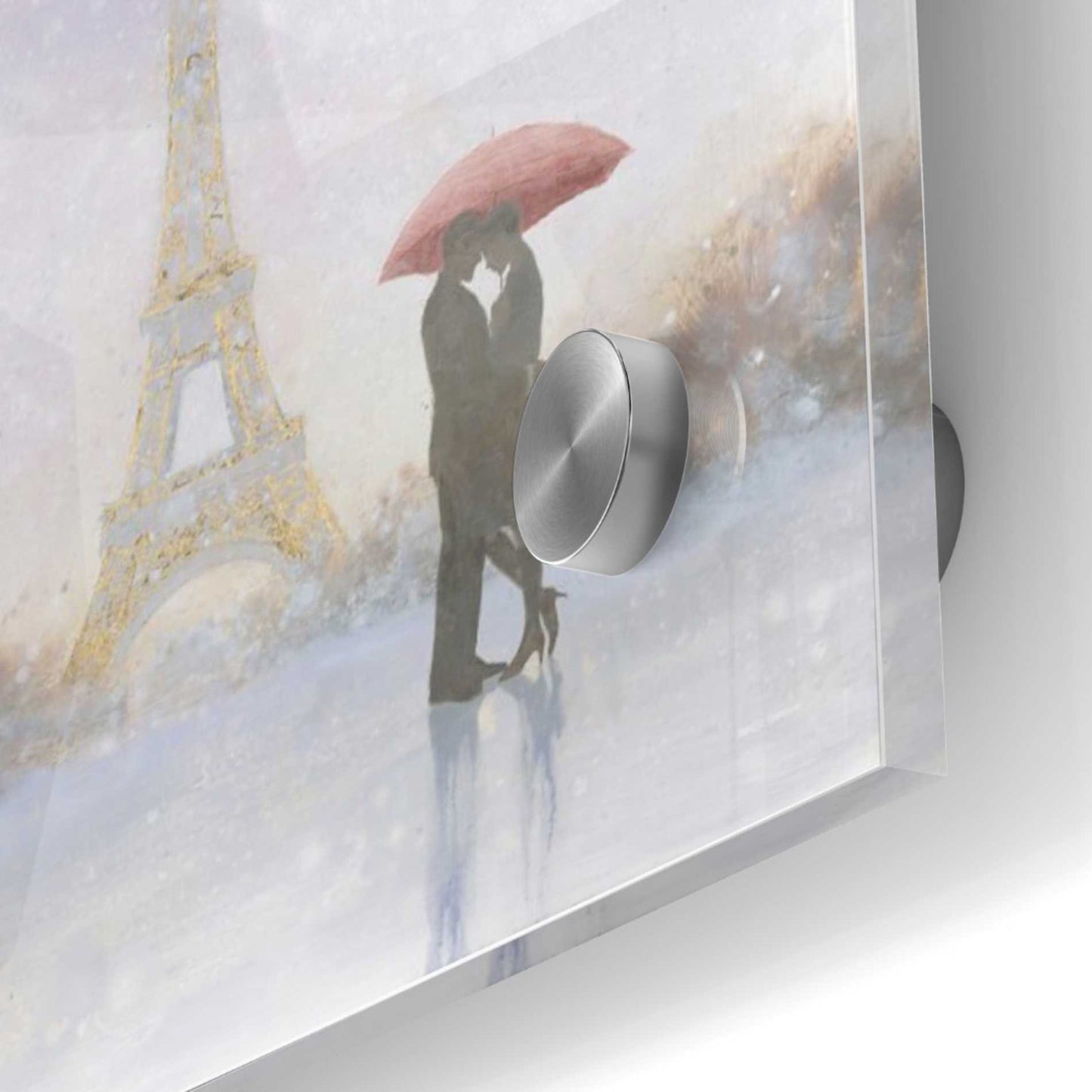 Epic Art 'Eiffel Romance' by Marco Fabiano, Acrylic Glass Wall Art,36x36