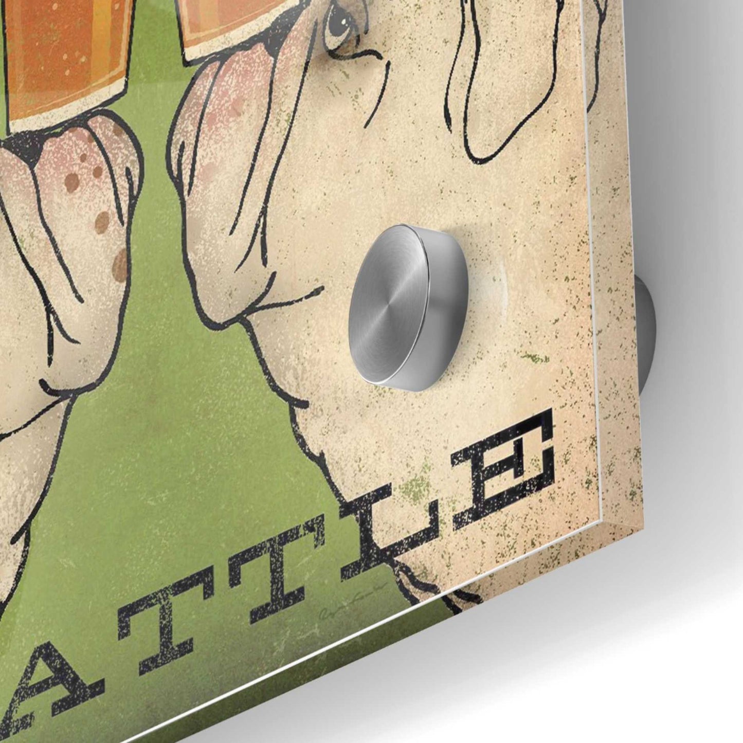 Epic Art 'Bulldog Brewing Seattle' by Ryan Fowler, Acrylic Glass Wall Art,36x36