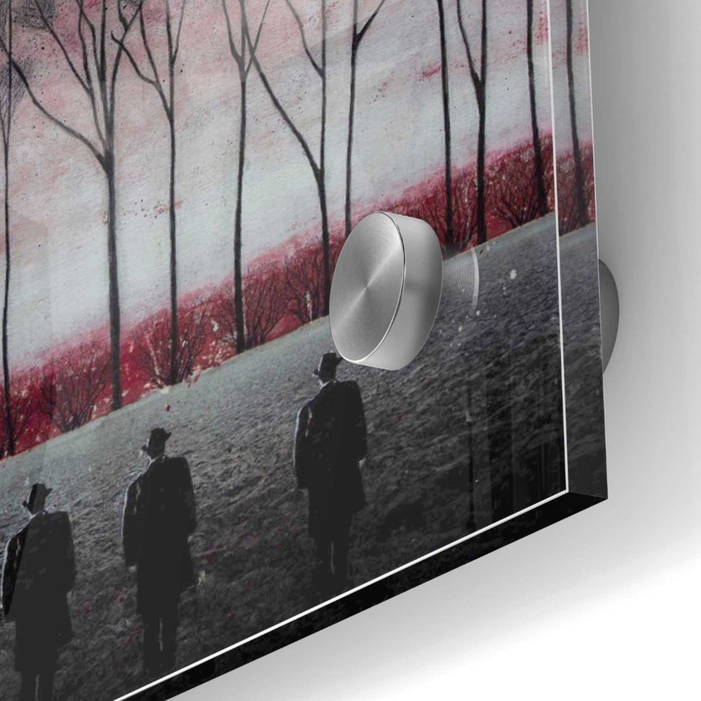 Epic Art 'SILENT SUITS' by DB Waterman, Acrylic Glass Wall Art,36x36