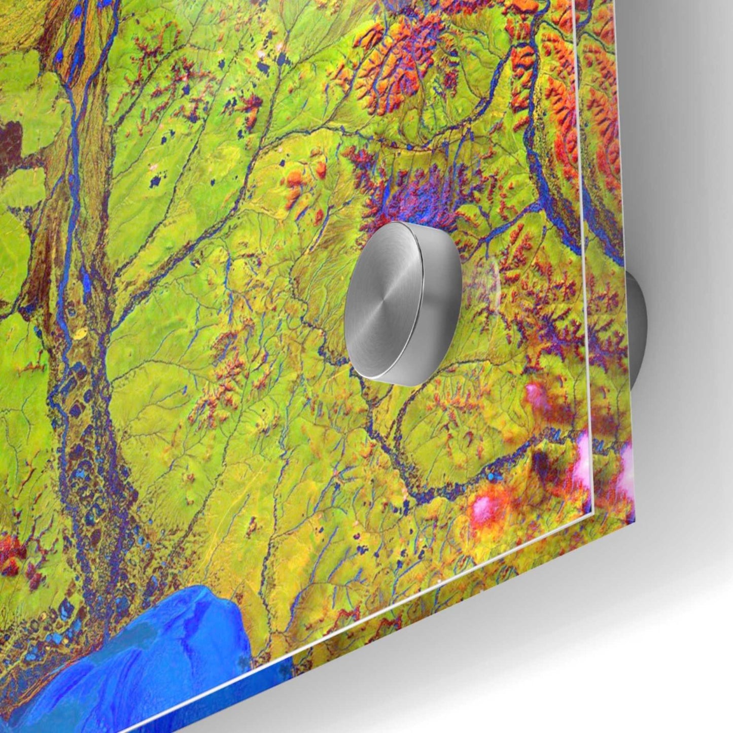 Epic Art 'Earth As Art: Siberian Ribbons' Acrylic Glass Wall Art,36x36