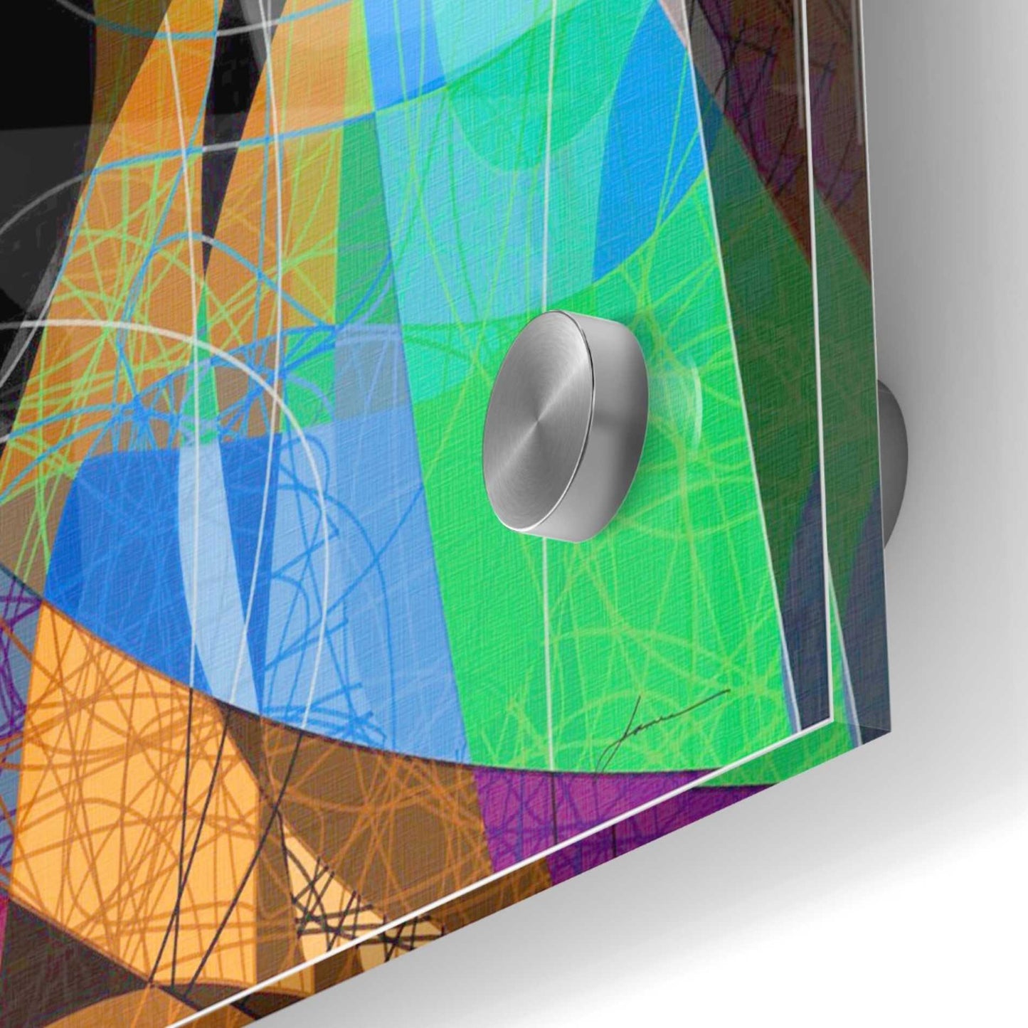 Epic Art 'Entangled II' by James Burghardt, Acrylic Glass Wall Art,36x36