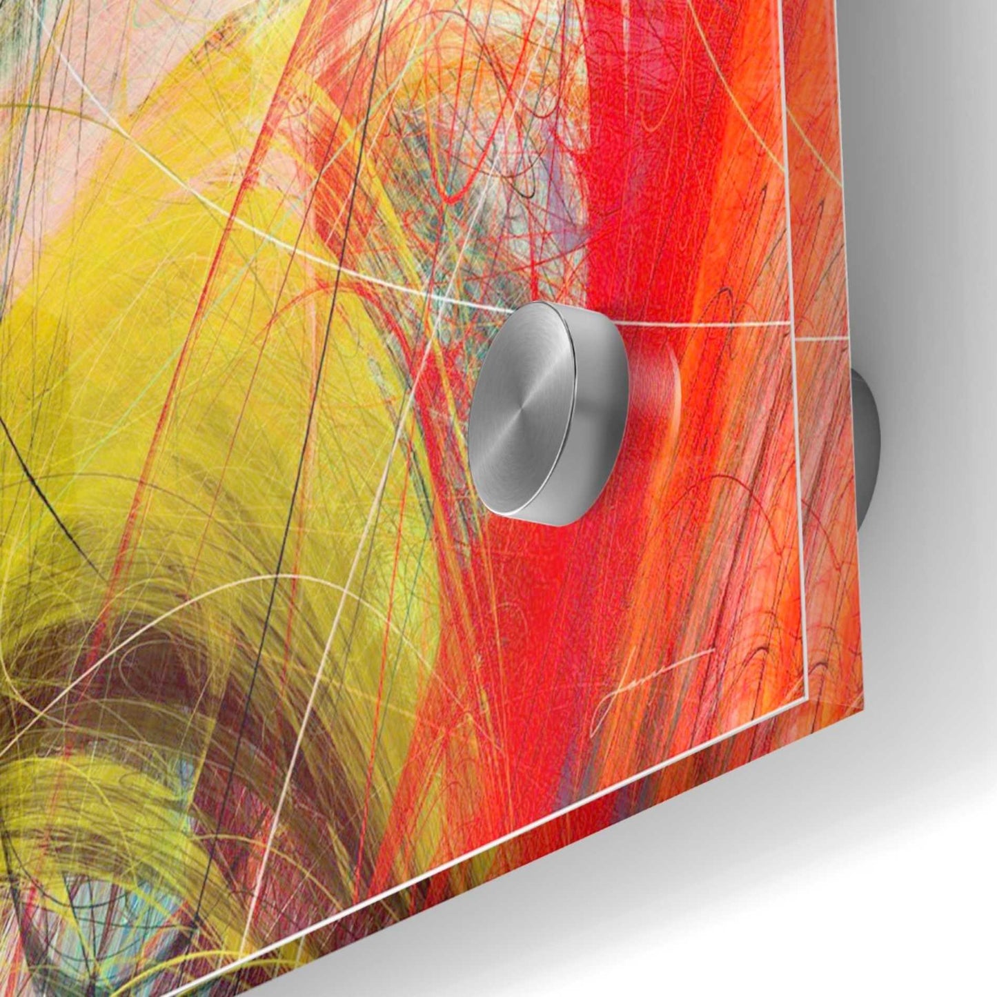 Epic Art 'String Tile I' by James Burghardt, Acrylic Glass Wall Art,36x36