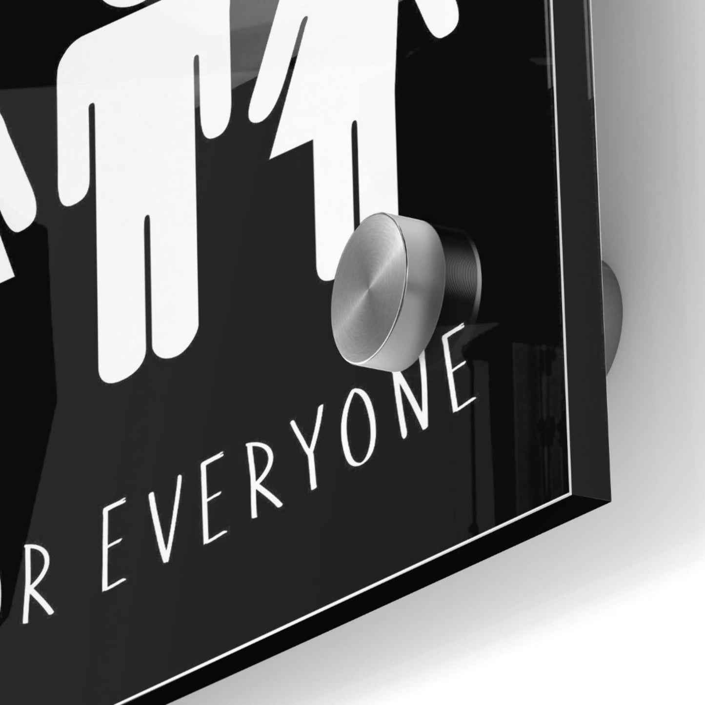 Epic Art 'Human Bathroom I' by Jarman Fagalde Acrylic Glass Wall Art,36x36