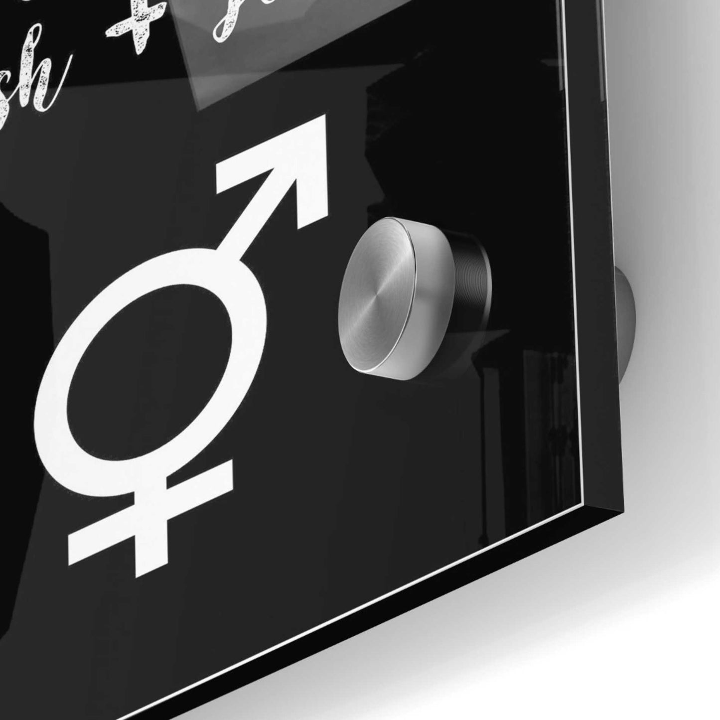 Epic Art 'Human Bathroom III' by Jarman Fagalde Acrylic Glass Wall Art,36x36