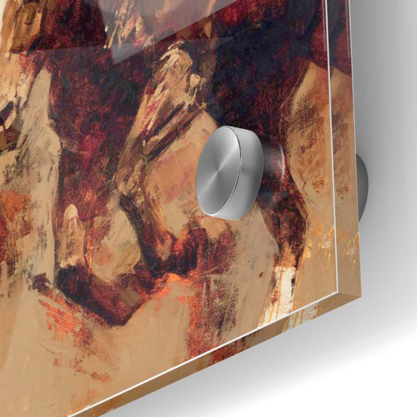 Epic Art 'Earth, Wind, Fire' by Julie T. Acrylic Glass Wall Art,36x36