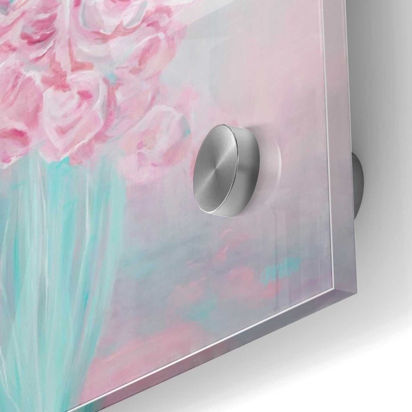 Epic Art 'Burst of Blooms' by Anne Waters, Acrylic Glass Wall Art,36x36