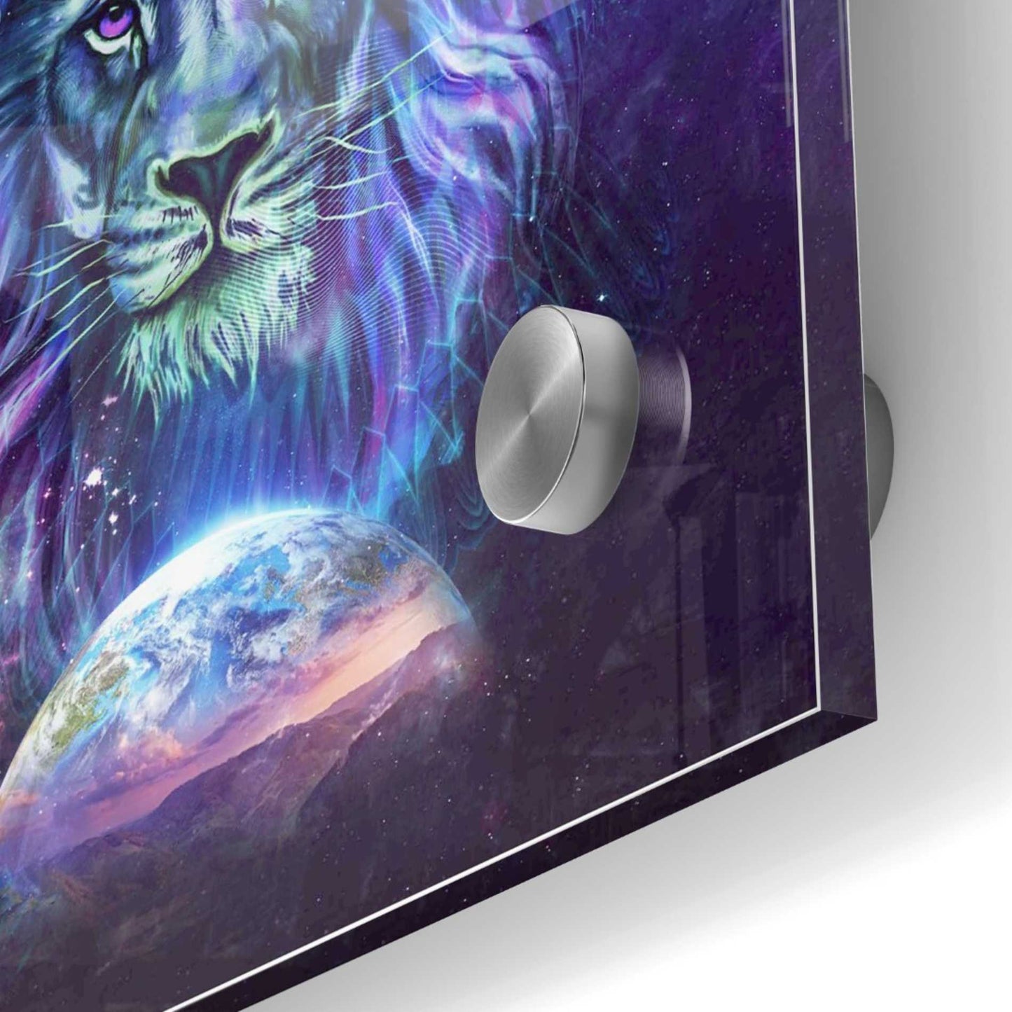 Epic Art 'Guardian' by Cameron Gray, Acrylic Glass Wall Art,36x36