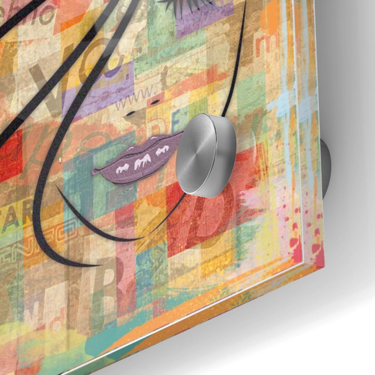 Epic Art 'Billboard 1' by Karen Smith, Acrylic Glass Wall Art,36x36