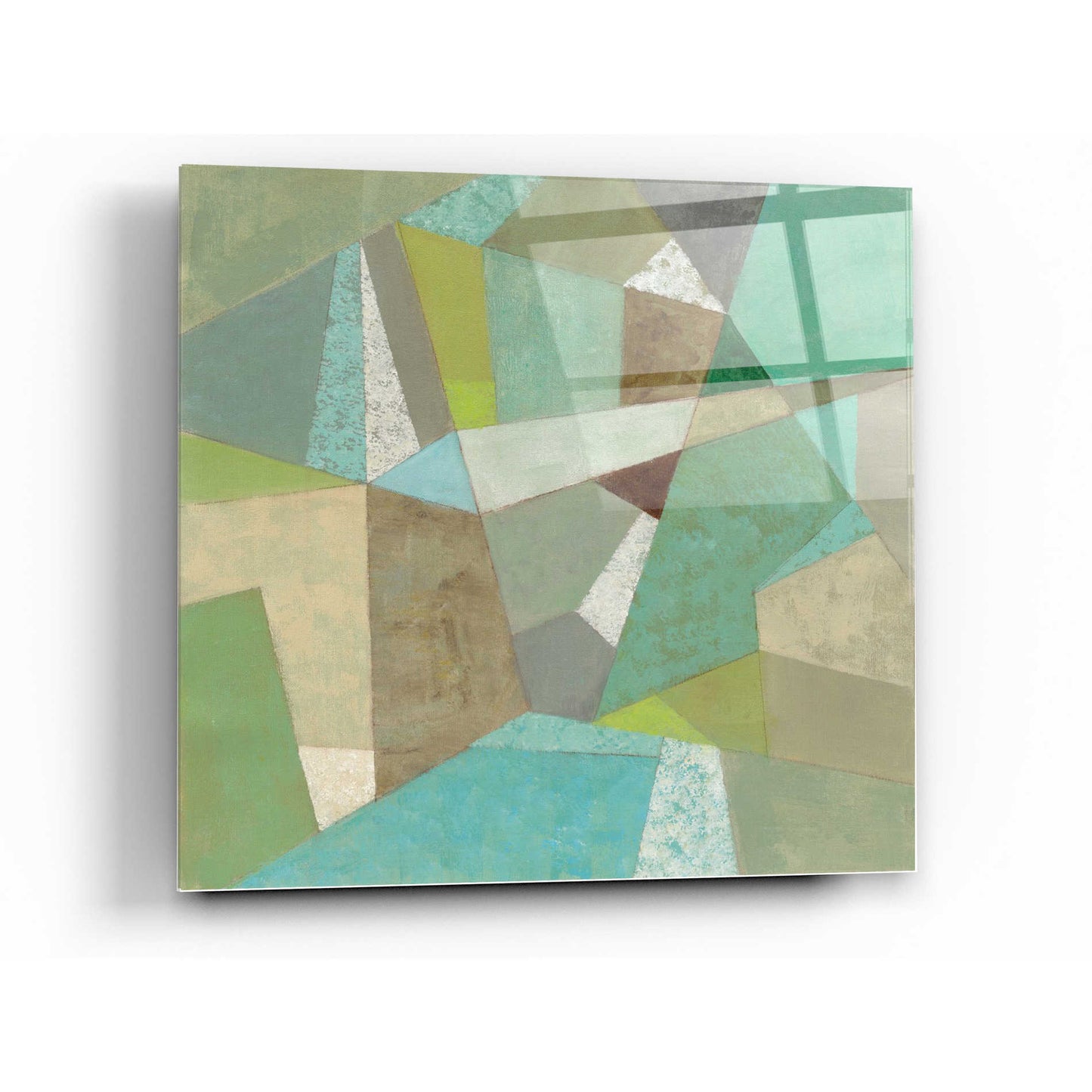 Epic Art 'Spa Geo Metric' by Silvia Vassileva, Acrylic Glass Wall Art,36x36