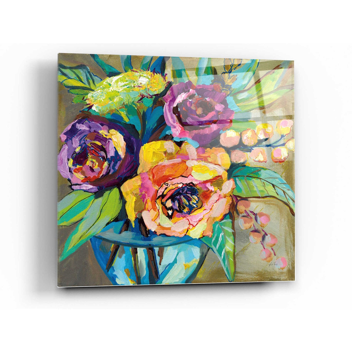 Epic Art 'Coffee Break' by Jeanette Vertentes, Acrylic Glass Wall Art,36x36