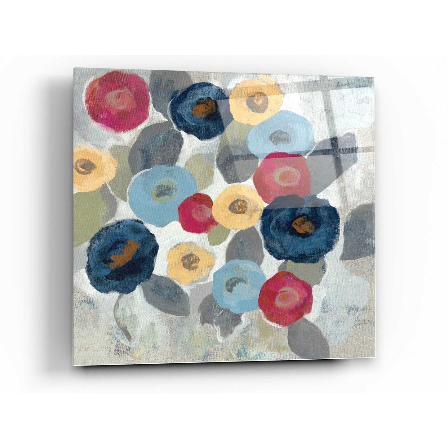 Epic Art 'Winter Flowers II' by Silvia Vassileva, Acrylic Glass Wall Art,36x36