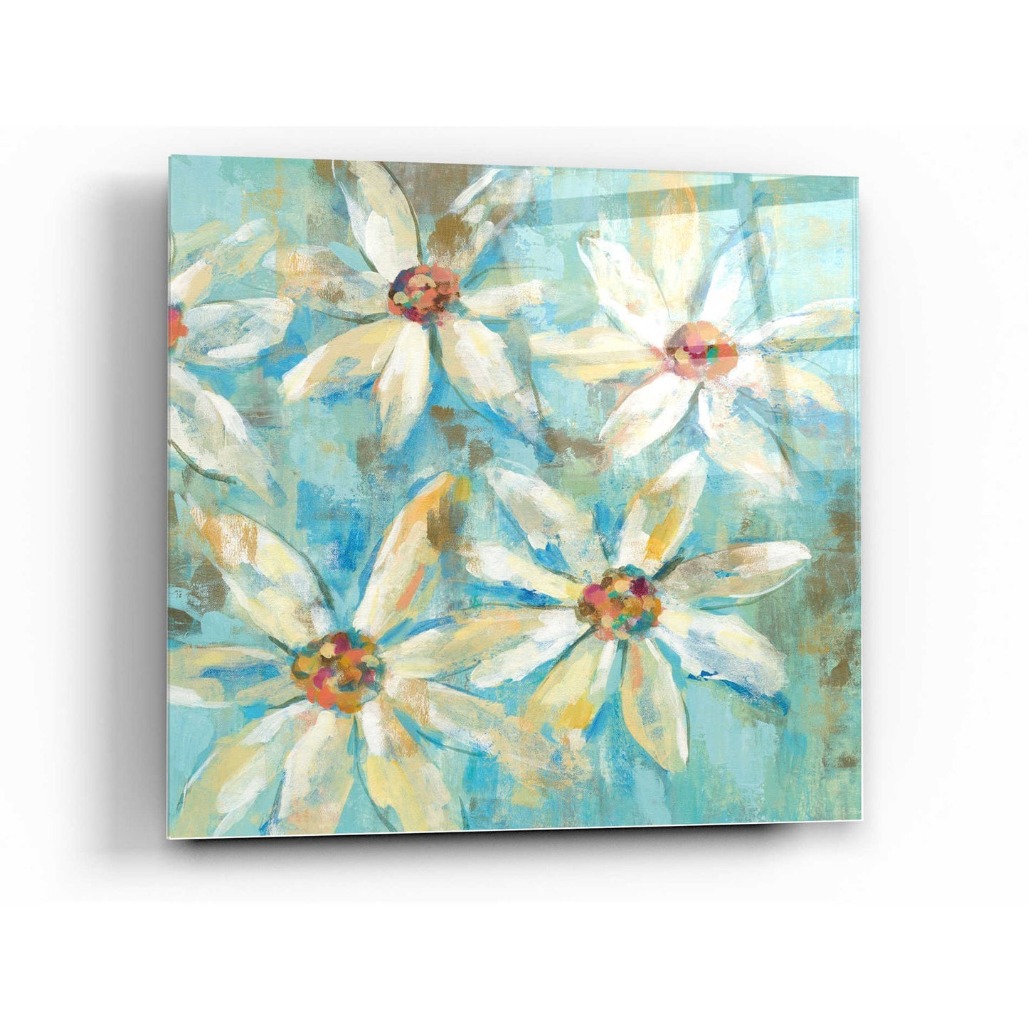 Epic Art 'Fjord Floral II' by Silvia Vassileva, Acrylic Glass Wall Art,36x36