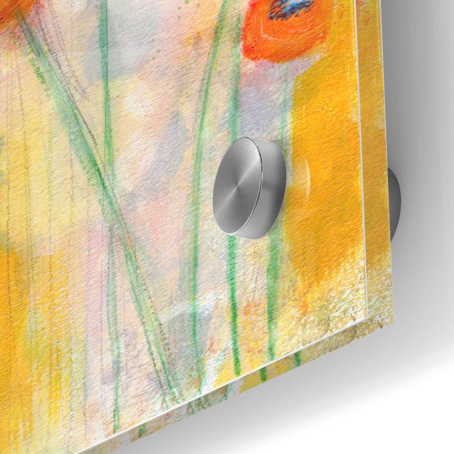 Epic Art 'With The Breeze' by Linda Woods, Acrylic Glass Wall Art,36x36