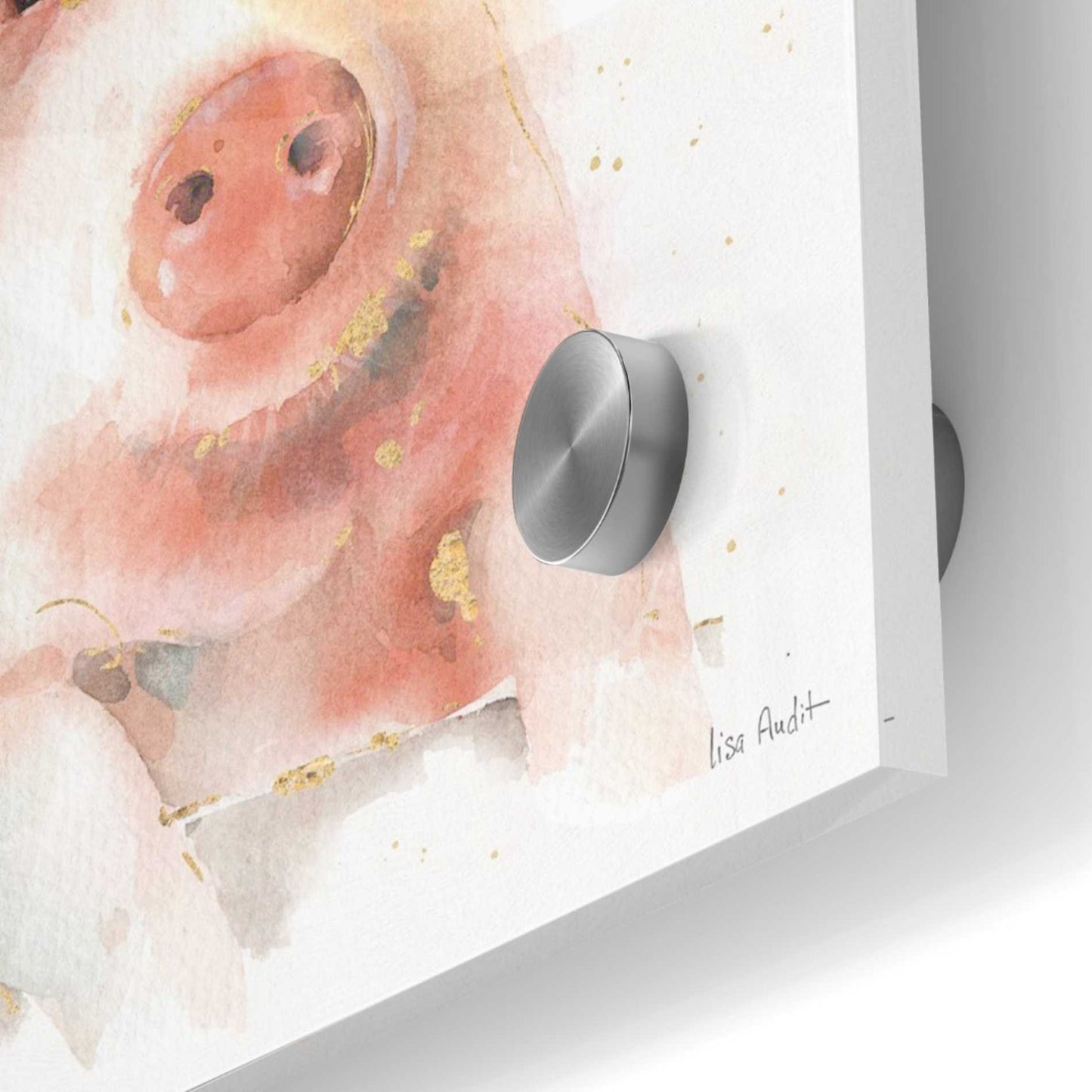 Epic Art 'Farm Friends III' by Lisa Audit, Acrylic Glass Wall Art,36x36