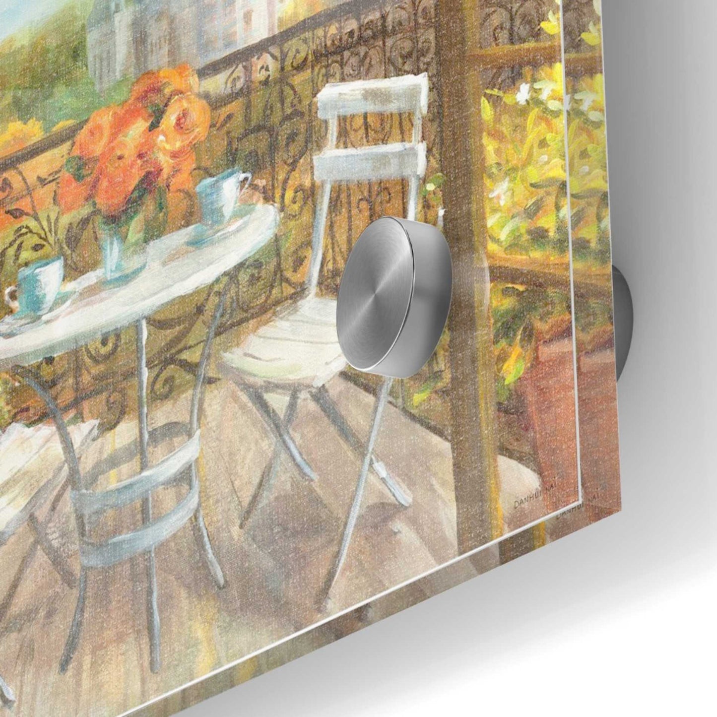 Epic Art 'September In Paris' by Danhui Nai, Acrylic Glass Wall Art,36x36