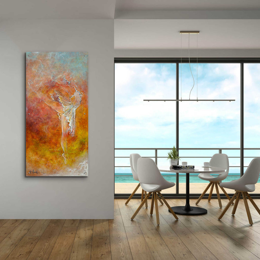 Epic Art 'Dance Course' by Samedin Asllani, Acrylic Glass Wall Art,24x48
