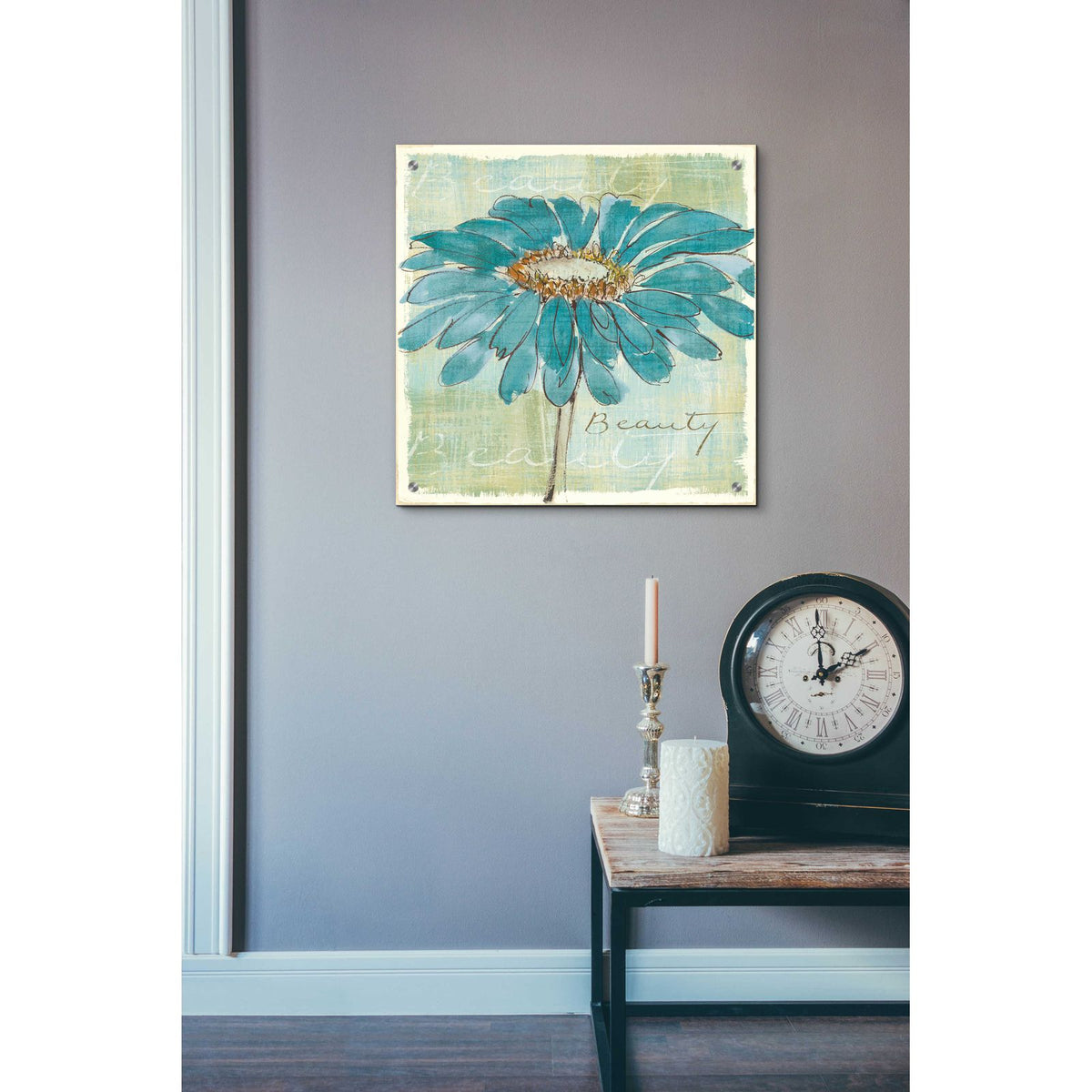 Spa Daisies I by Chris Paschke - 24x24 acrylic wall art in a room