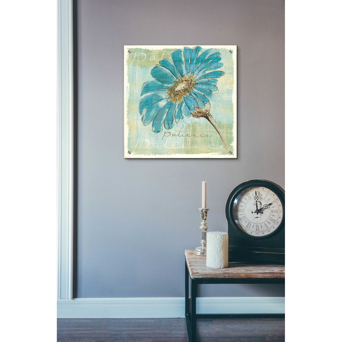 Spa Daisies II by Chris Paschke - 24x24 acrylic wall art in a room