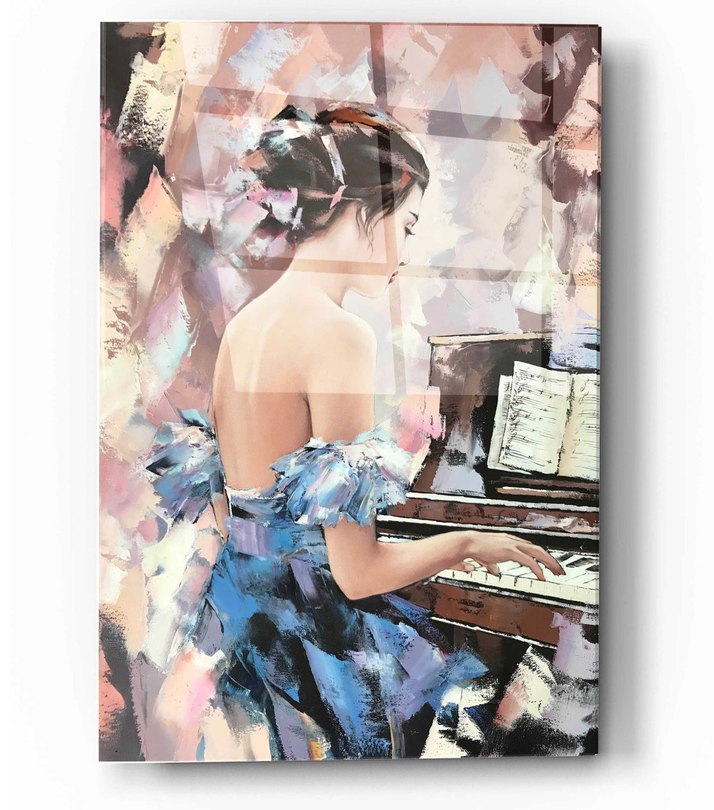 Epic Art 'Moonlight Sonata' by Alexander Gunin, Acrylic Glass Wall Art,12x16