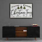 Farm Fresh Christmas Trees II by Cindy Jacobs - 36x24 acrylic wall art in a room